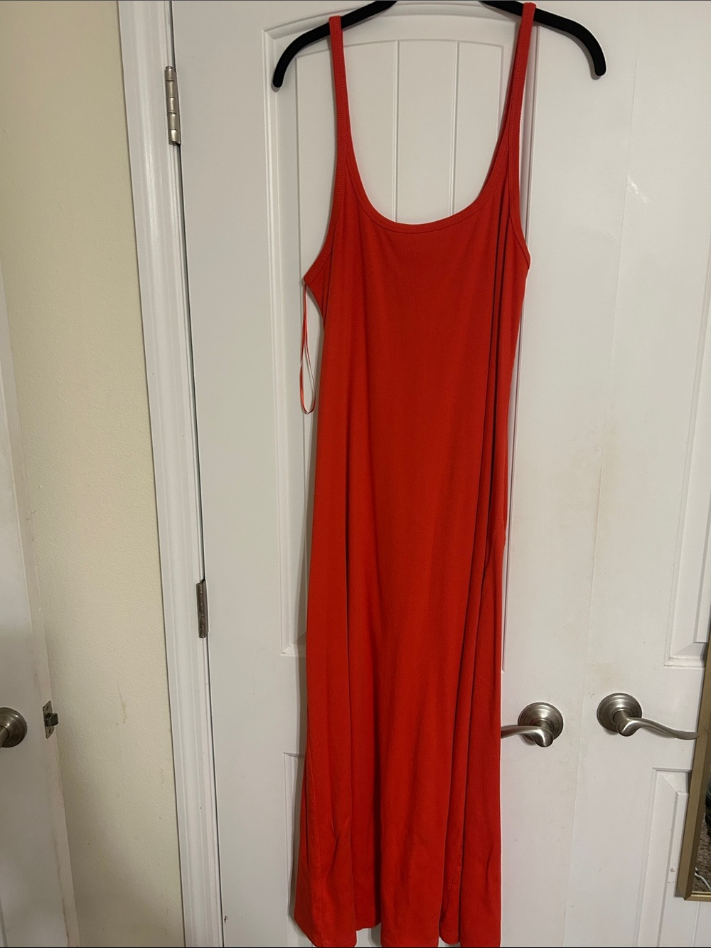 Old Navy Bright Red Sleeveless Maxi Dress